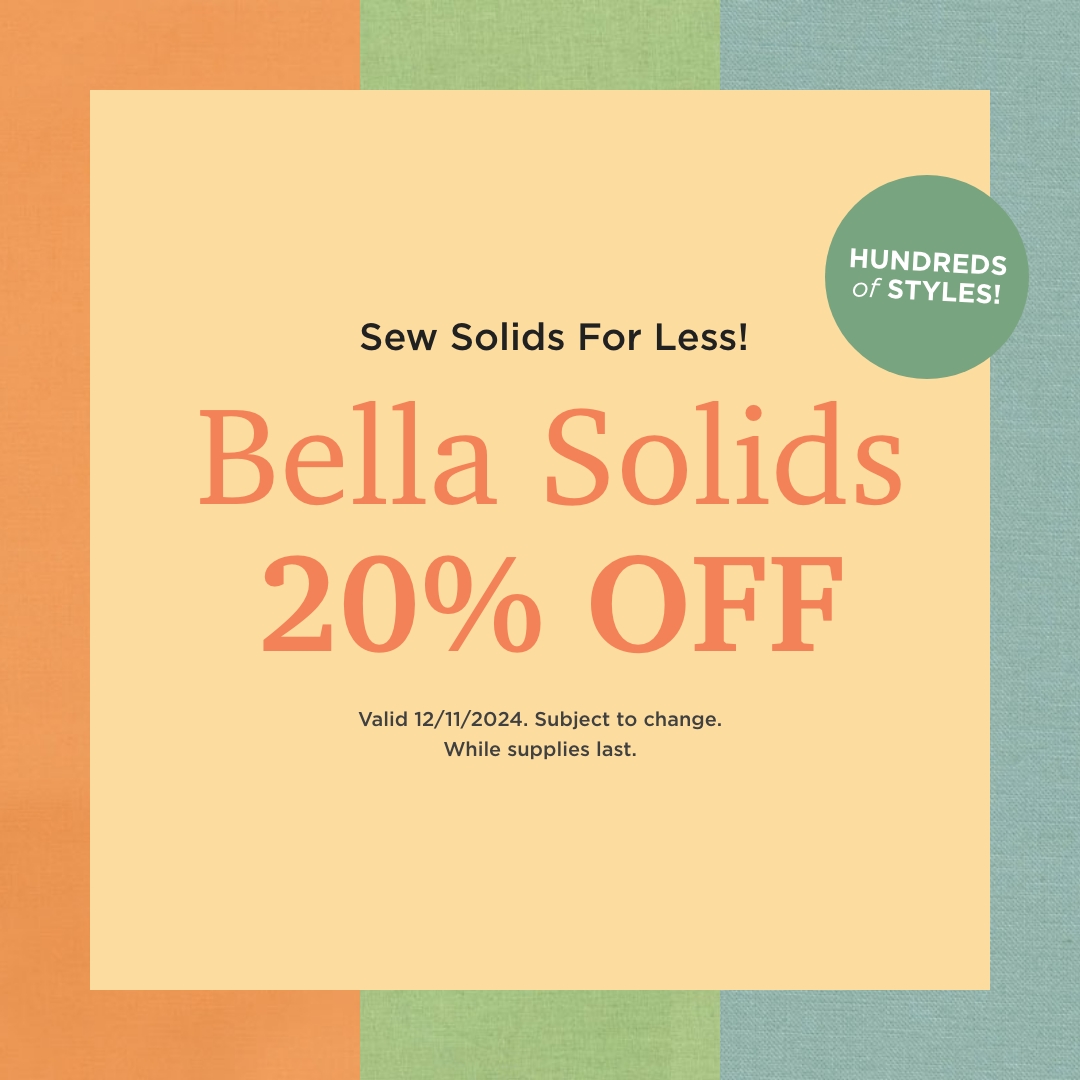 Bella Solids 20% Off