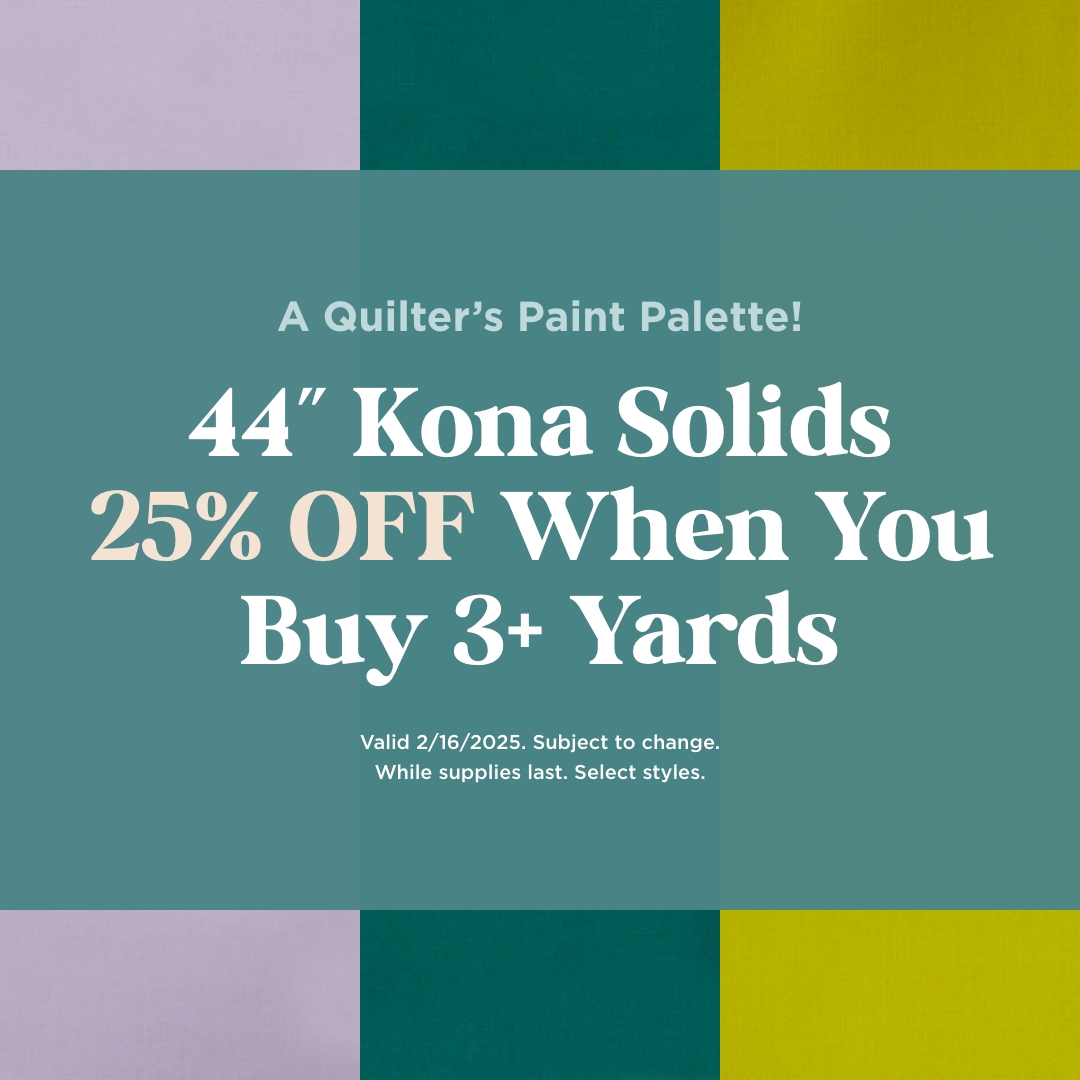 Kona Cotton Sale