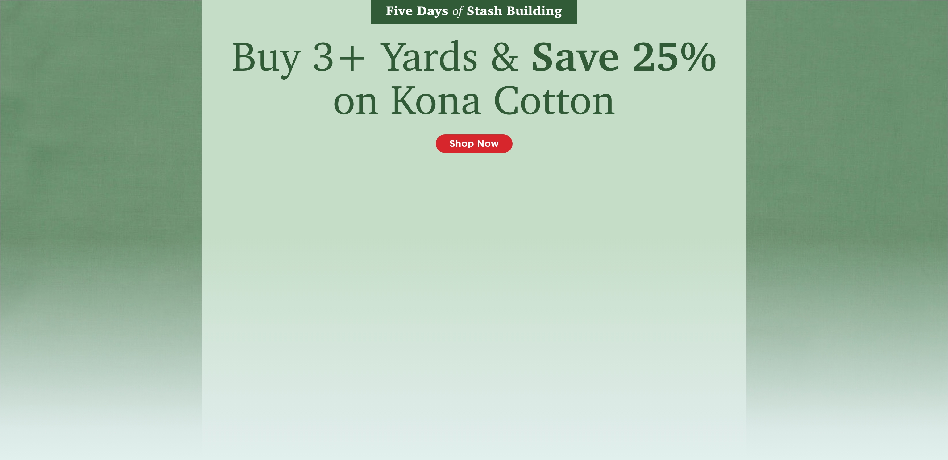 Kona Fabric by the Yard Sale