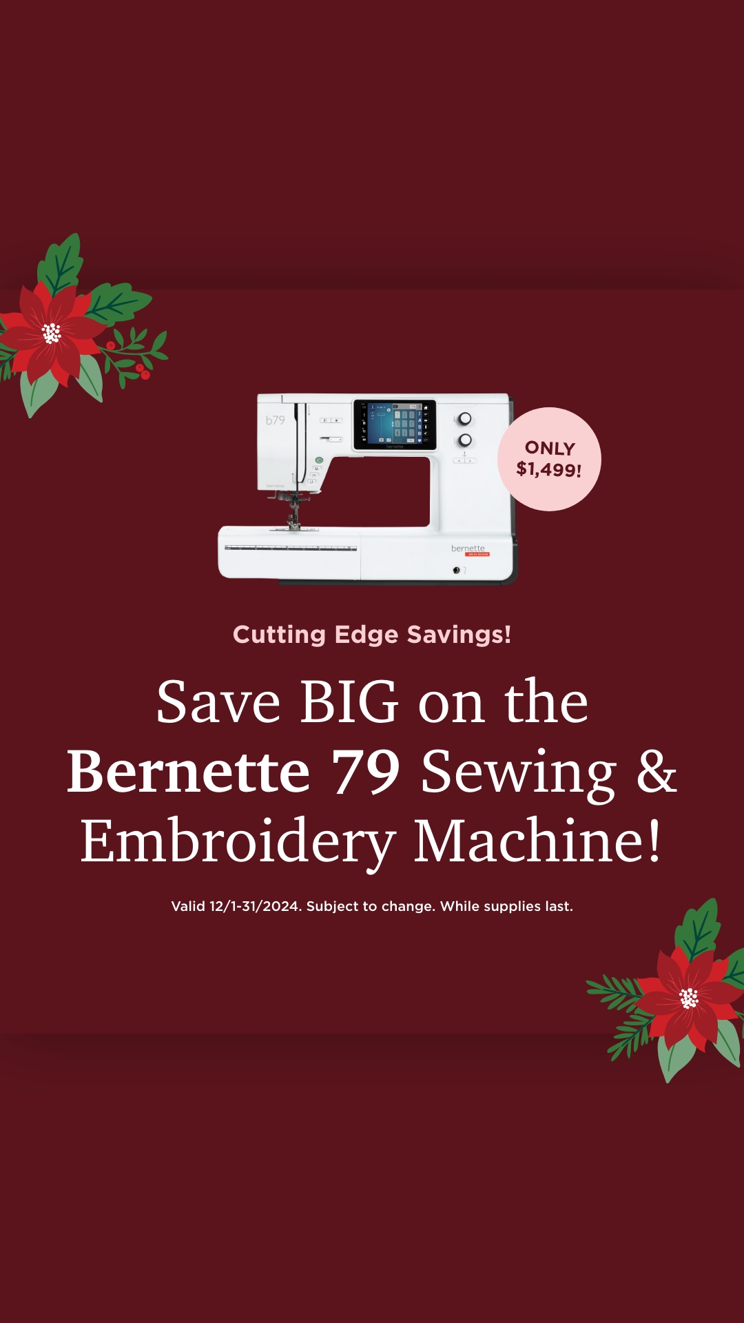 Bernette Sewing Machine Sale