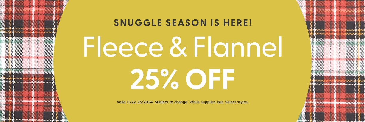 Fleece & Flannel Sale