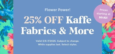 Select Kaffe Fabric Sale