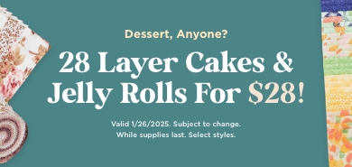 Jelly Roll & Layer Cake Sale