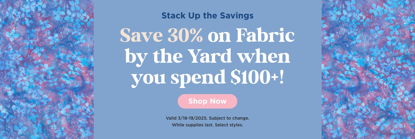 Fabric by the Yard Sale