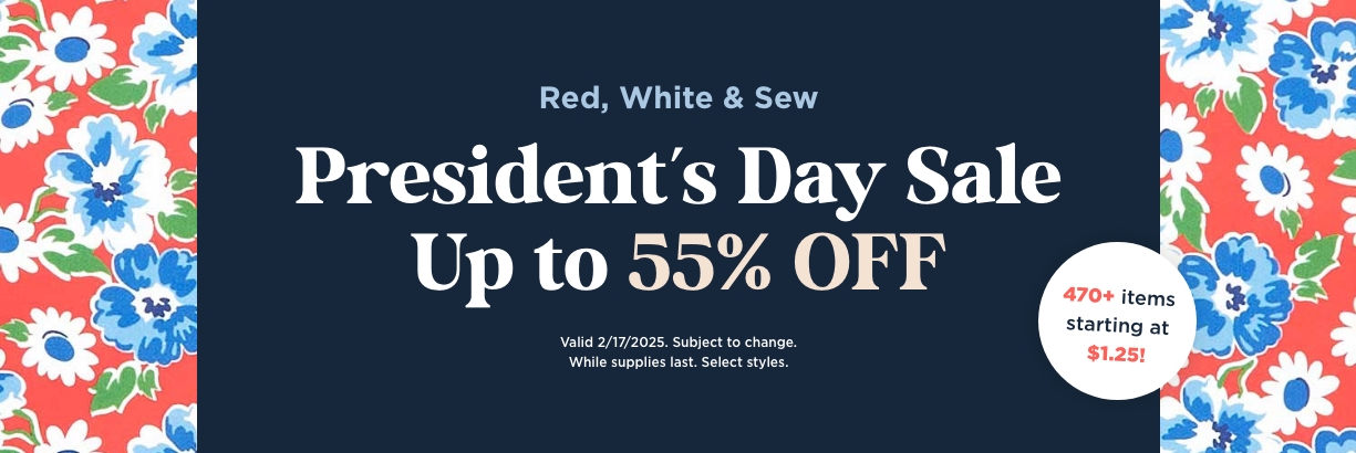 Presidents day sale