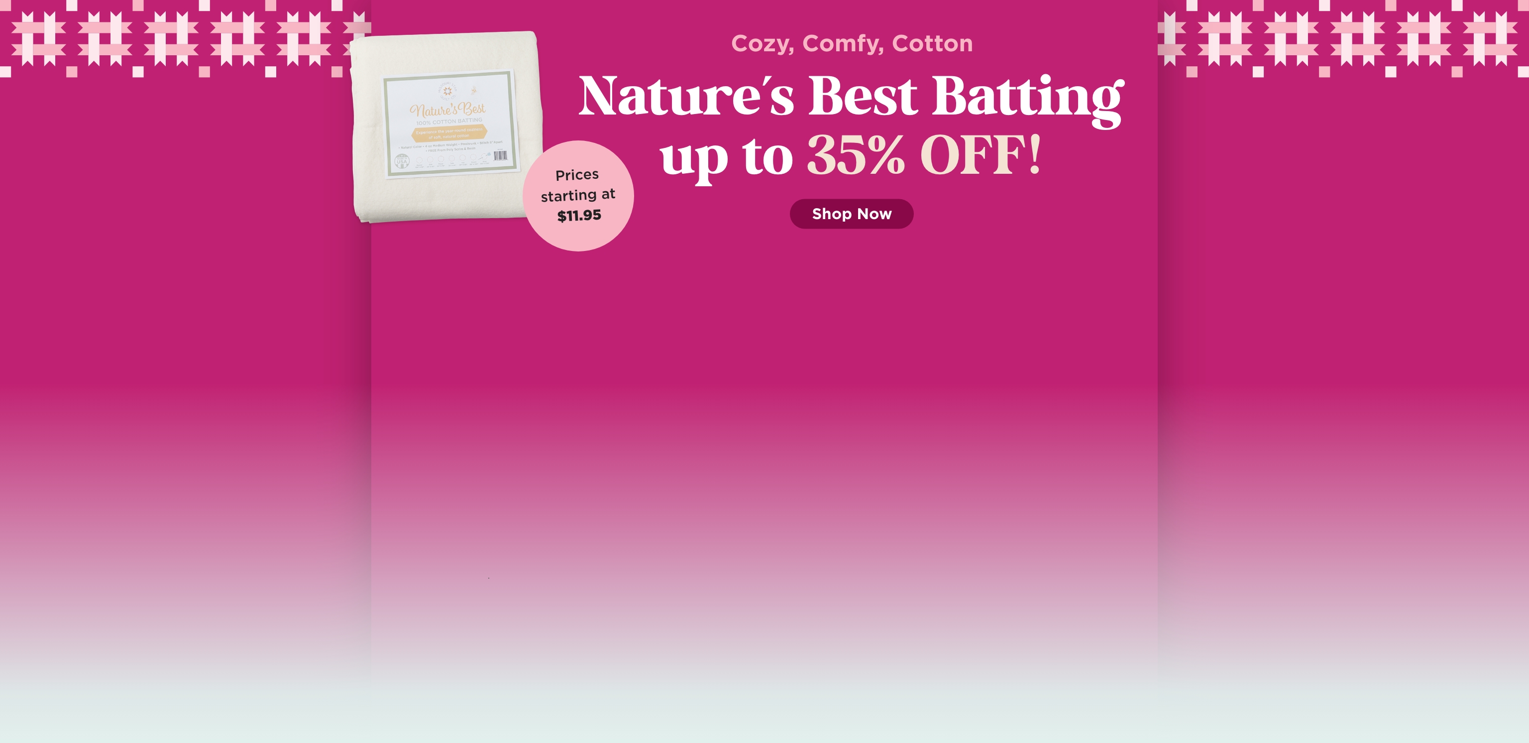 Nature's Best Batting Sale