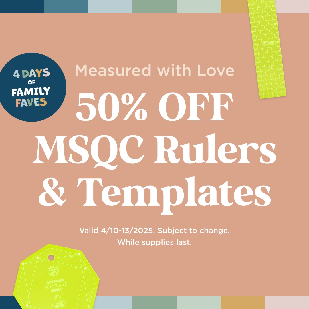 50% Off MSQC Rulers & Templates
