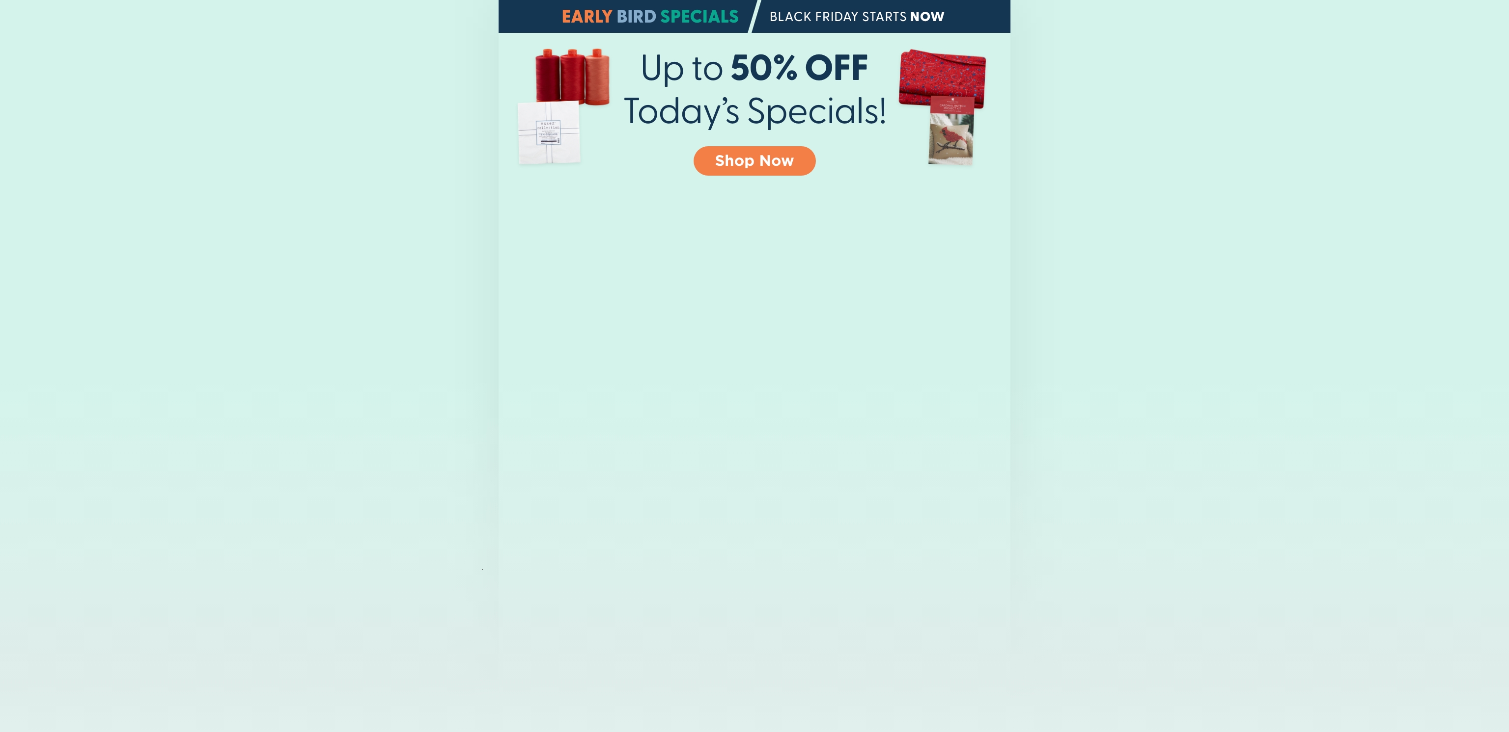 Early Bird Specials