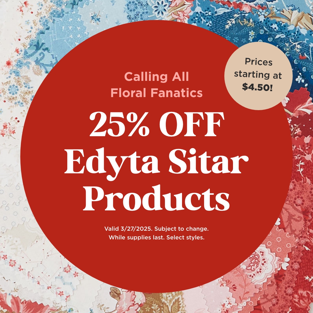25% Off Edyta Sitar Products