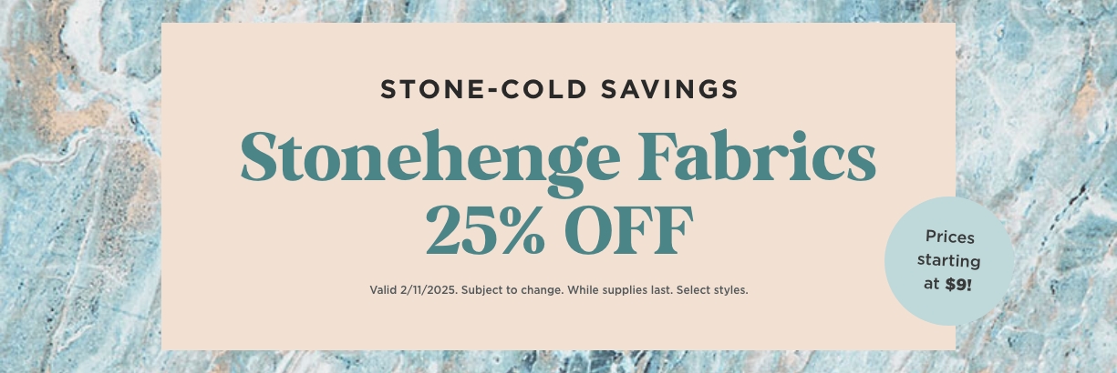 Stonehenge Fabric Sale