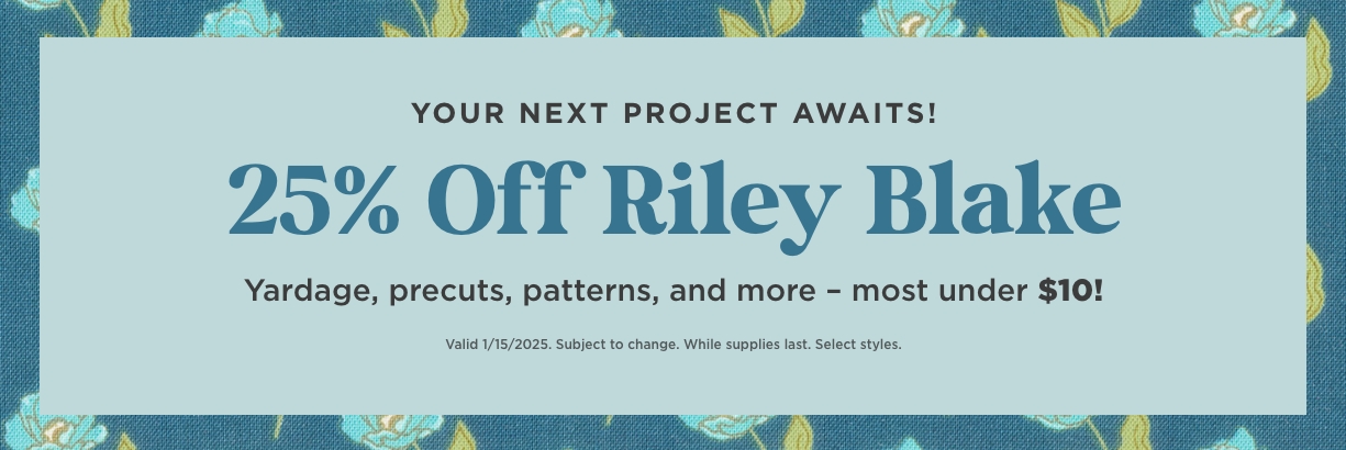 Riley Blake Fabric Sale