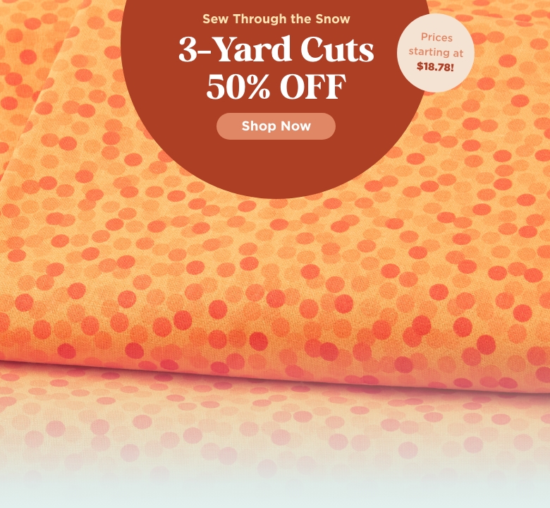 3 Yard Cut Sale