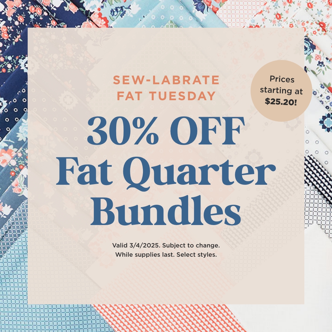 30% Off Select Fat Quarter Bundles