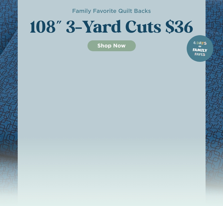 108 3 Yard Cut Sale