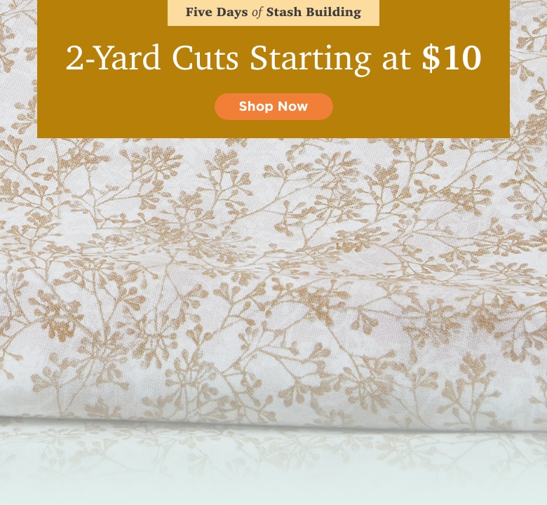 2 Yard Cut Sale
