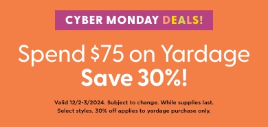 Fabric by the Yard Sale