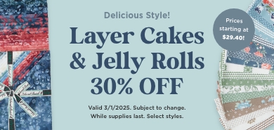 Select Jelly Roll & Layer Cake Sale