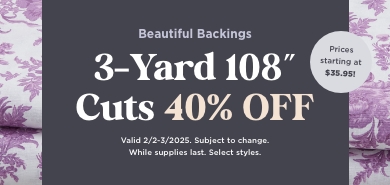 3 Yard Cut Sale