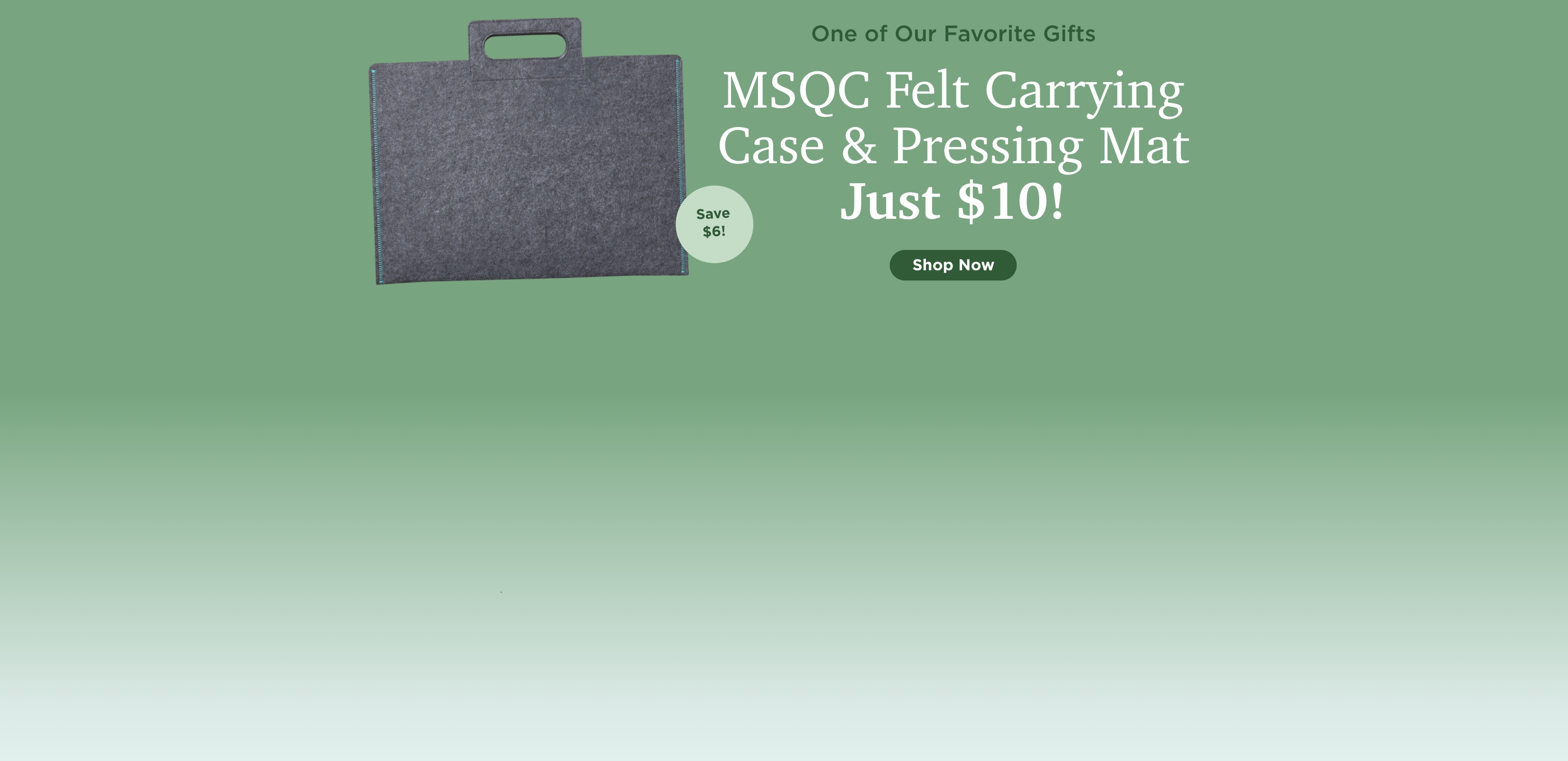 MSQC Felt Carrying Case & Pressing Mat
