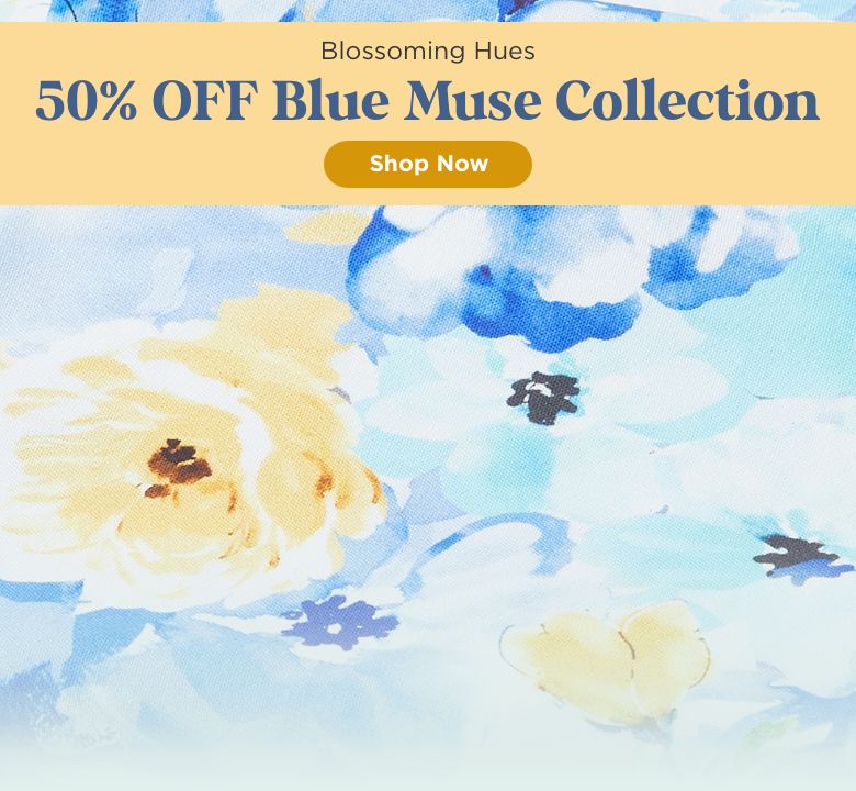 Blue Muse Fabric Sale