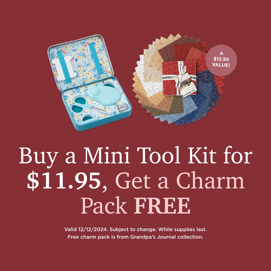 Buy a Mini Tool Kit for $11.95, Get a Charm Pack Free!