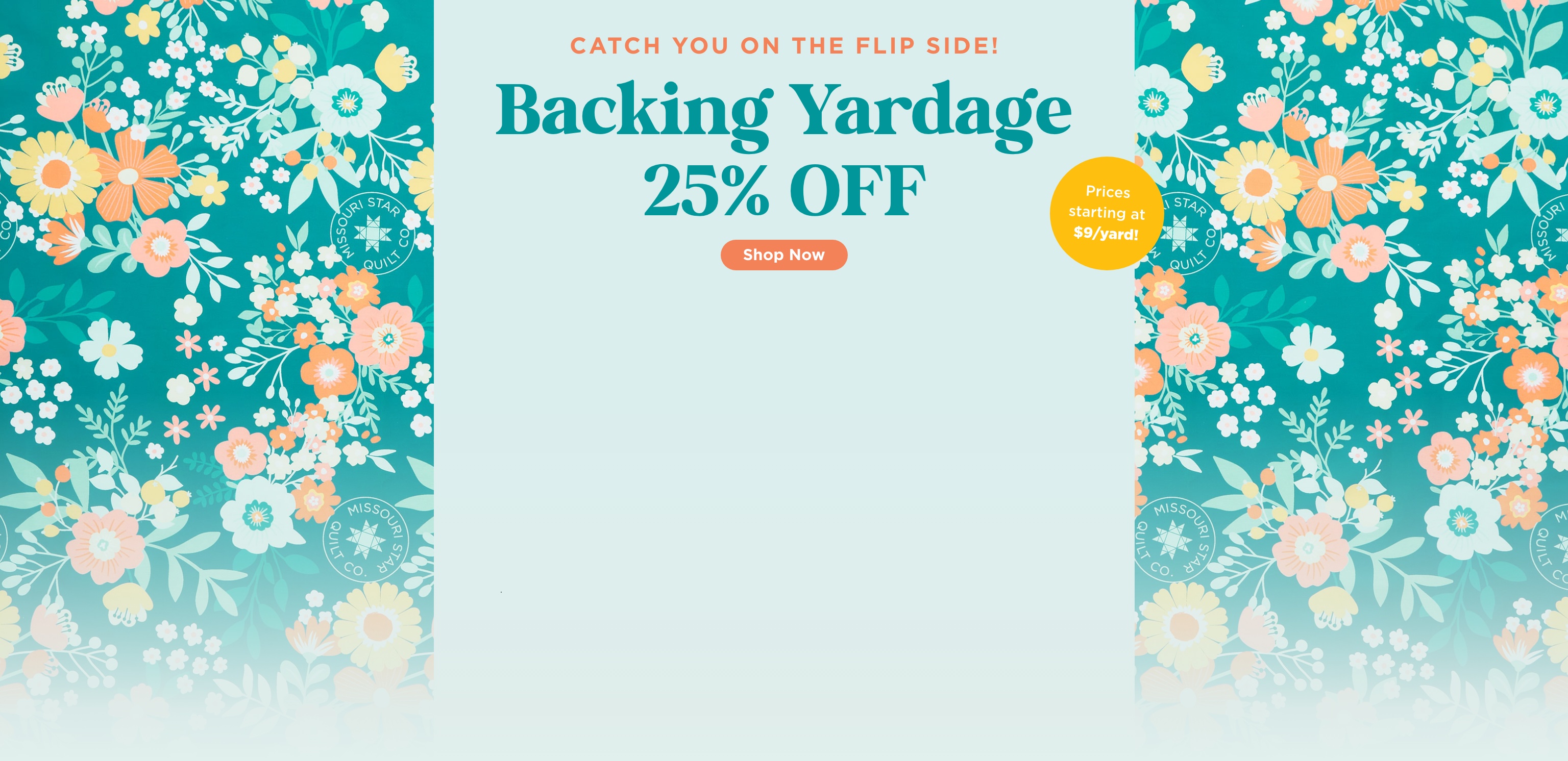 BAcking Yardage Sale