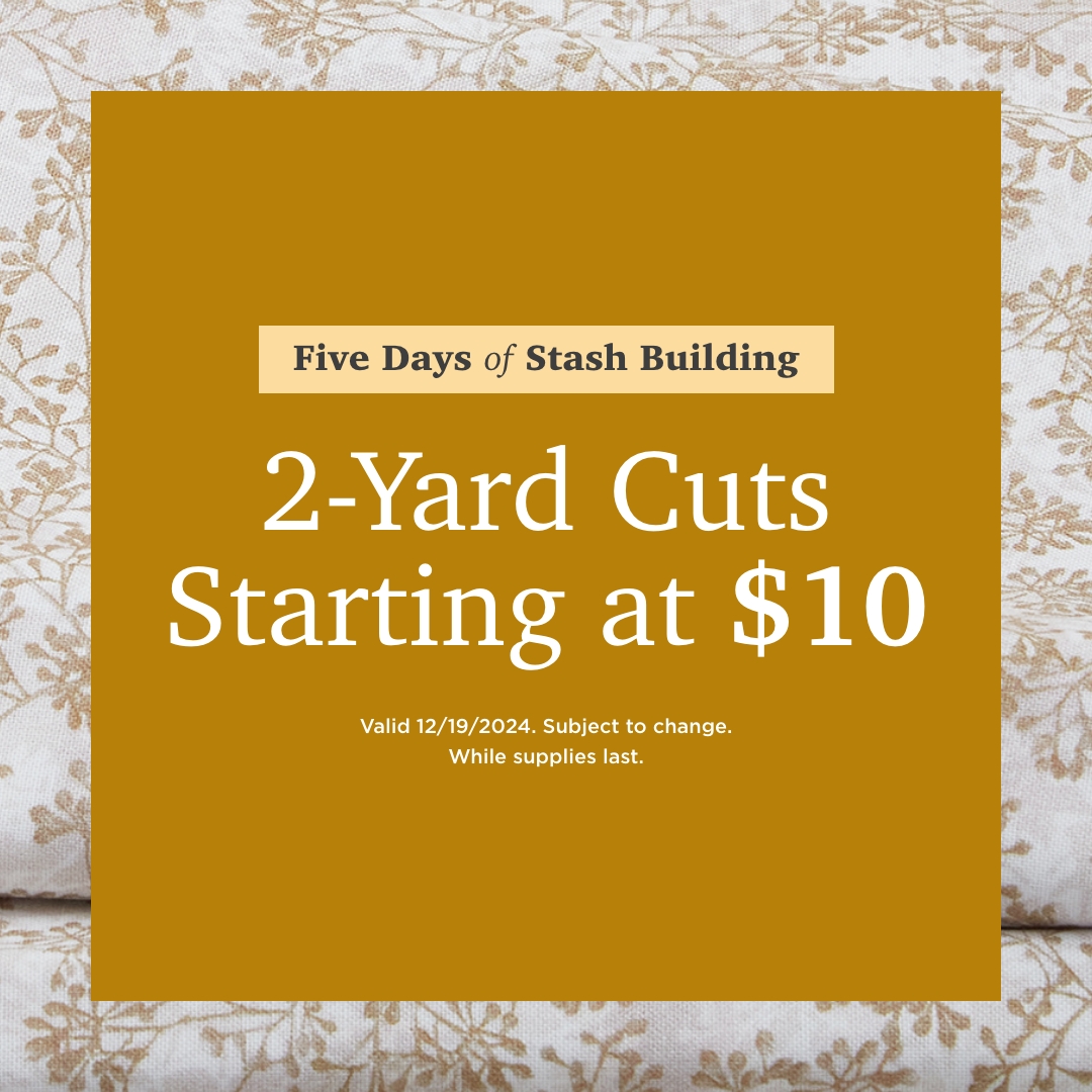2 Yard Cuts Starting at $10