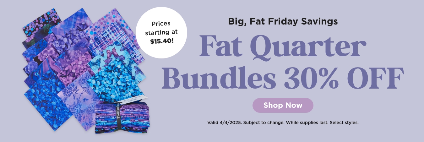 Select Fat Quarter Bundles Sale