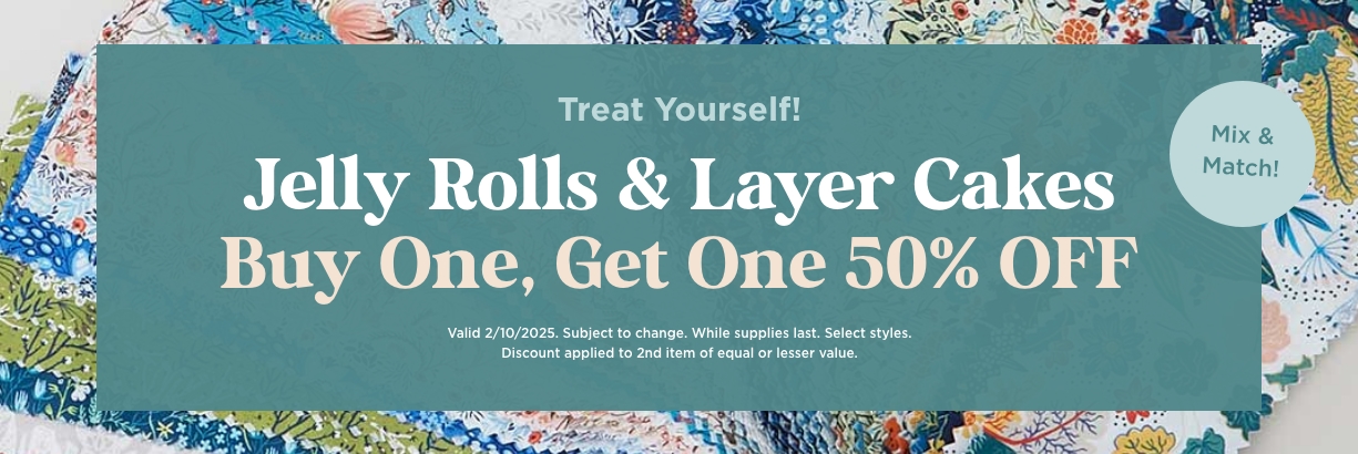 Select Jelly Roll & Layer Cake Sale