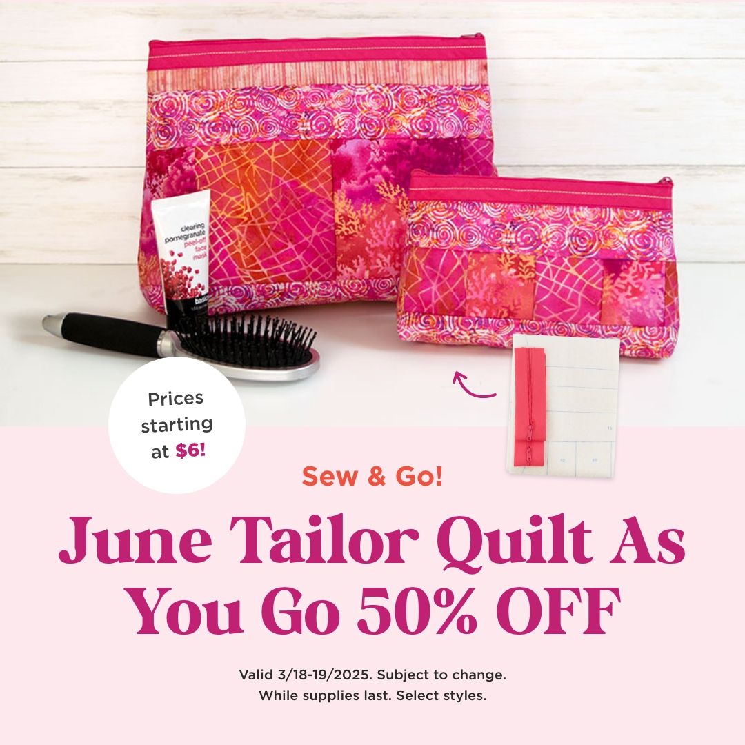 June Tailor Quilt as You Go  50% Off