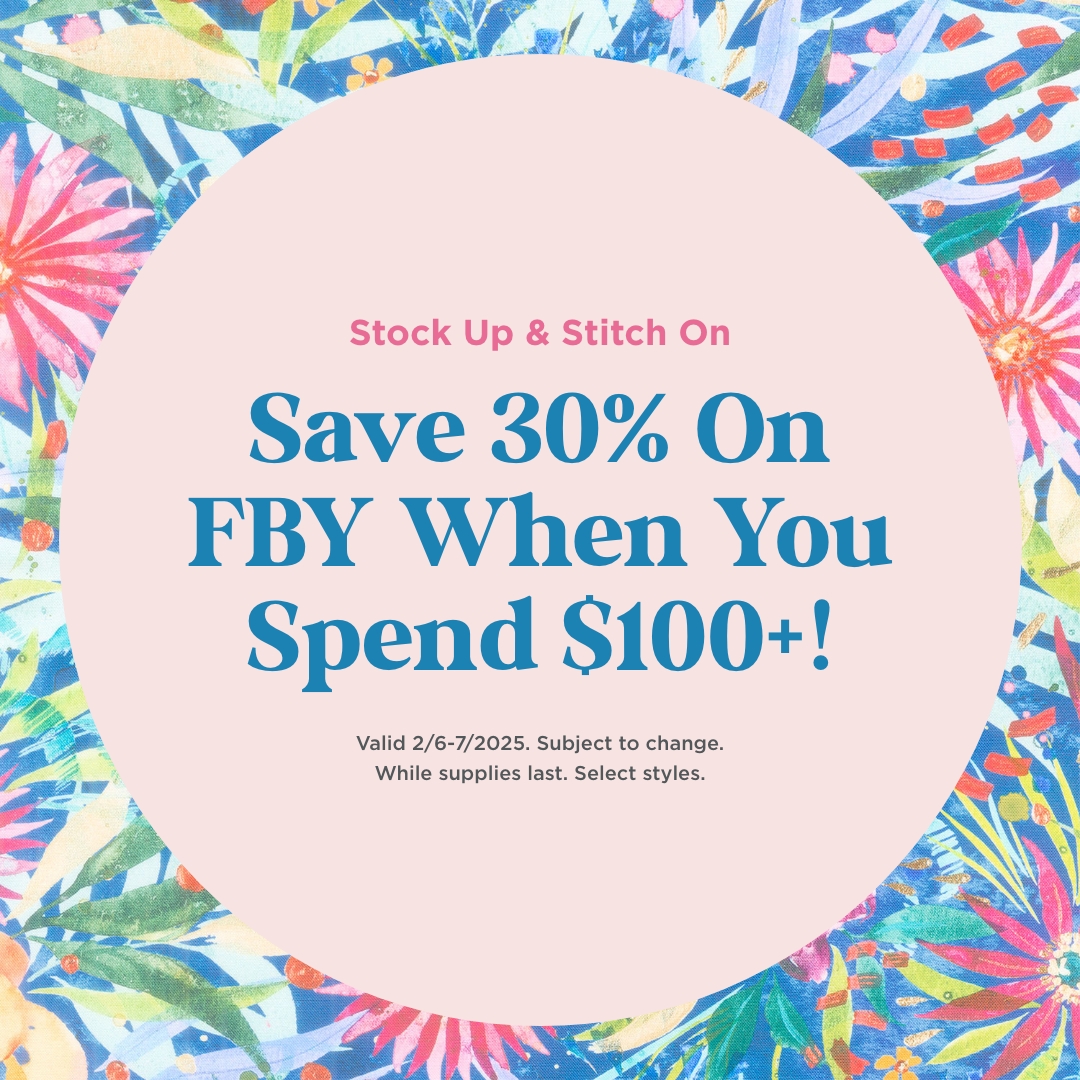 Save 30% on FBY When You Spend $100+