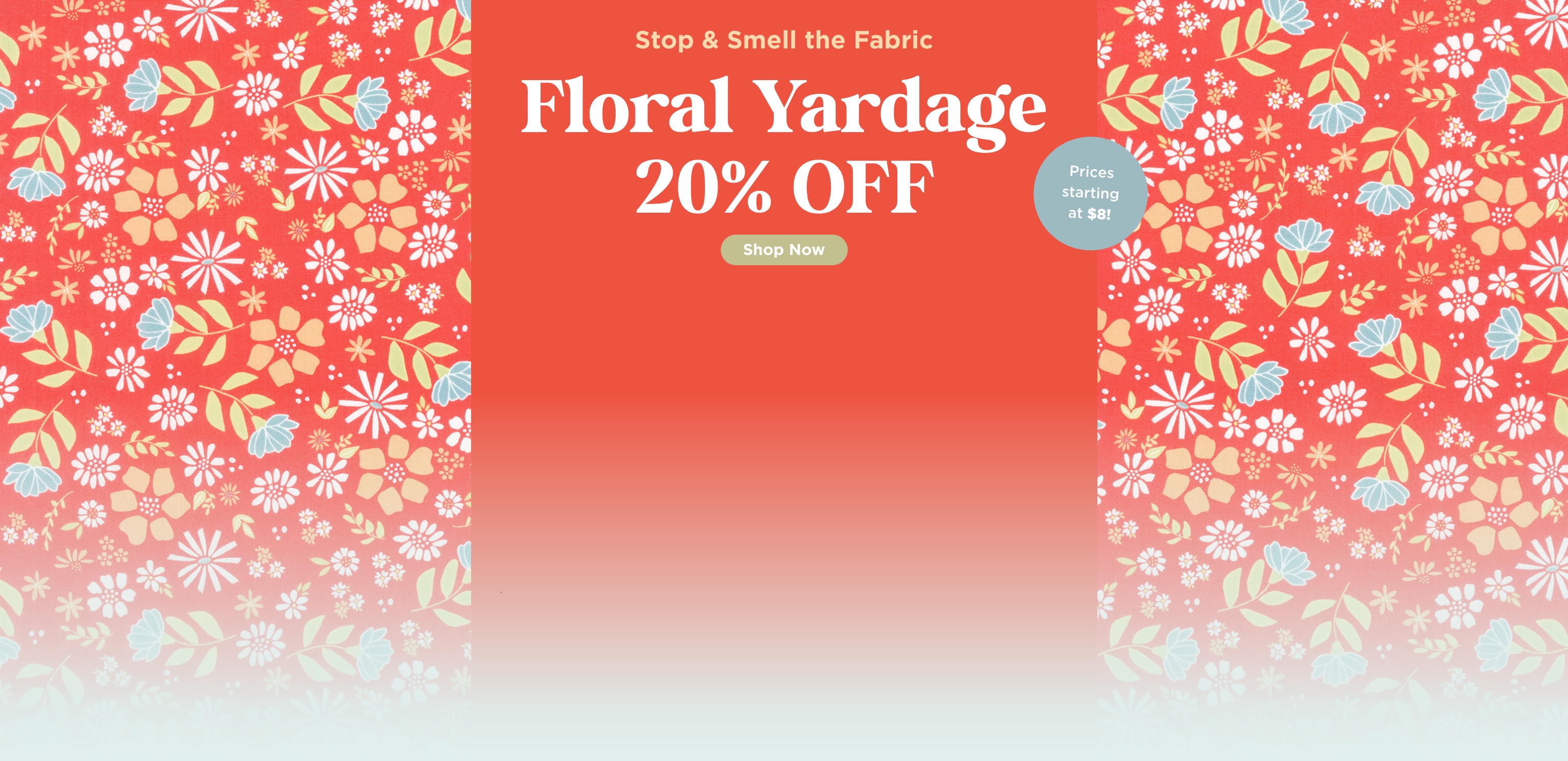 Floral Yardage Sale