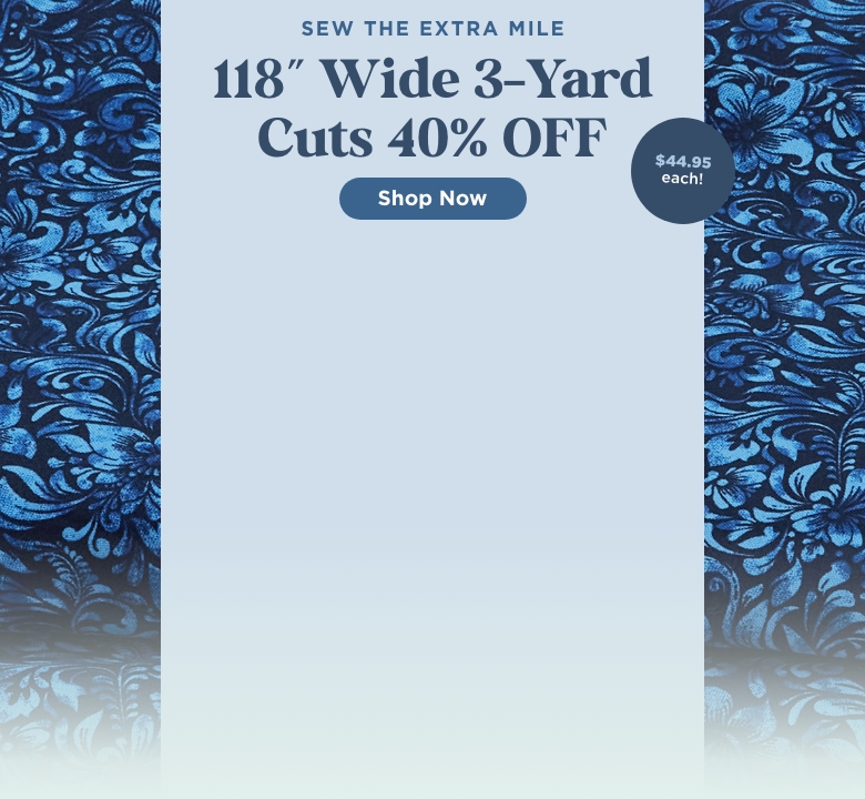 118 3 Yard Cut Sale