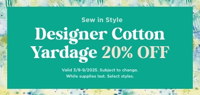 Select Designer Fabric Sale