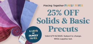 Solids & Basics Precut Sale