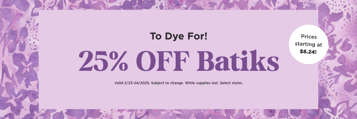 Batiks Sale