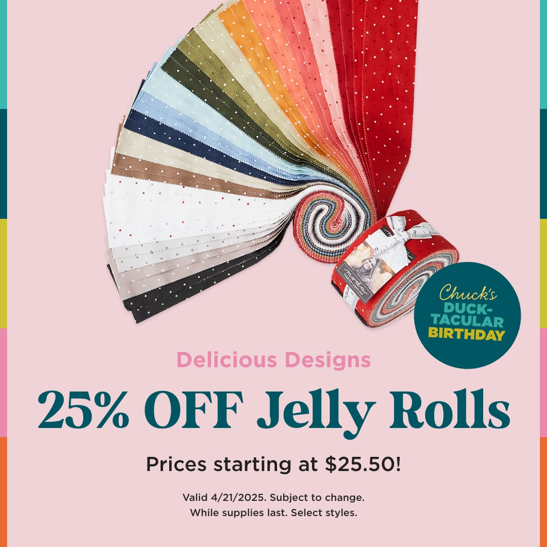 25% Off Jelly Rolls