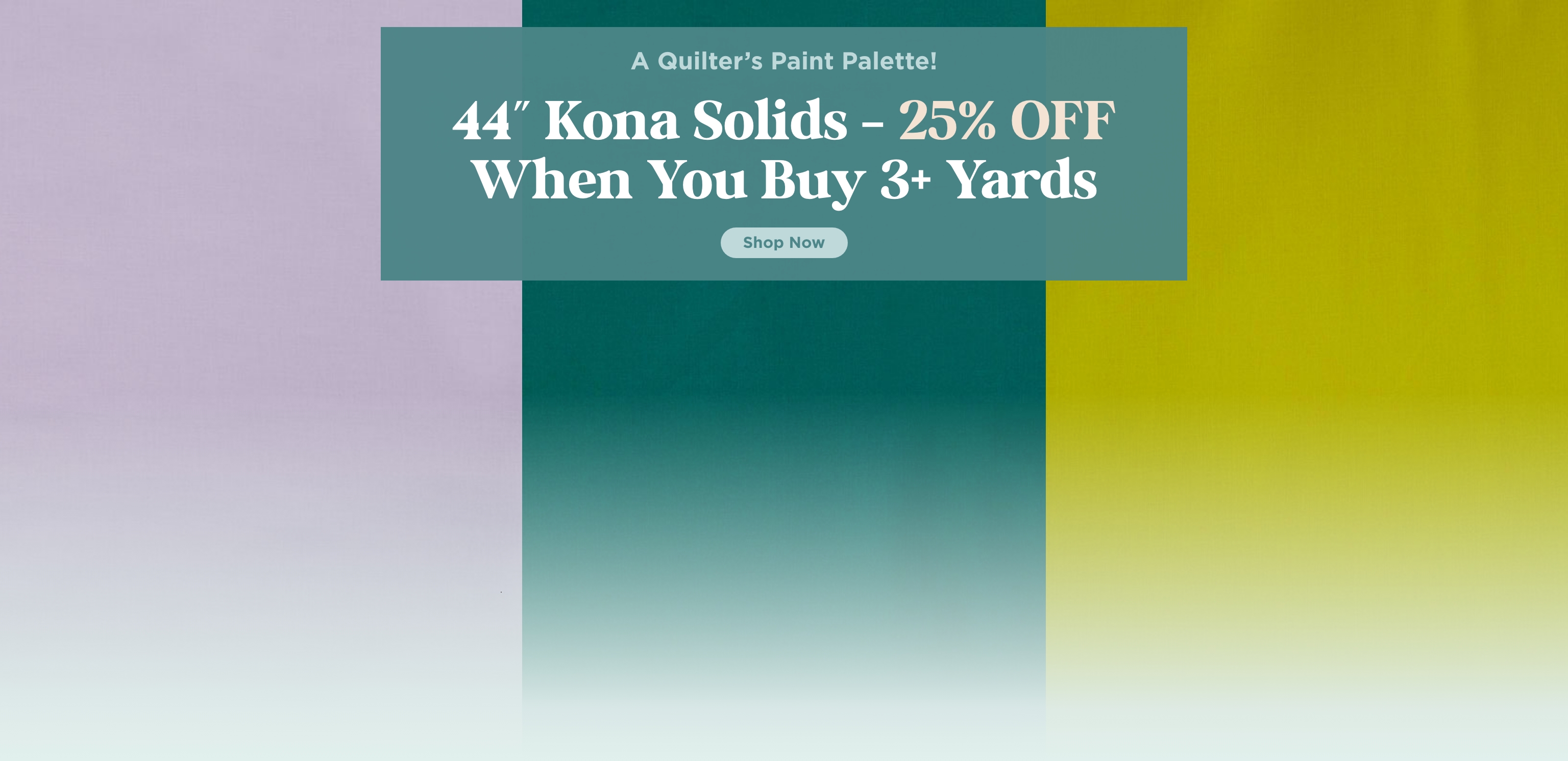 Buy 3+ Yards of Kona Save 25%
