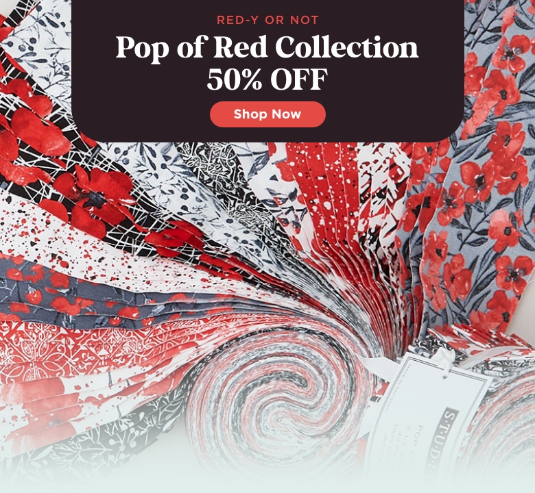 Pop of Red Fabric Sale