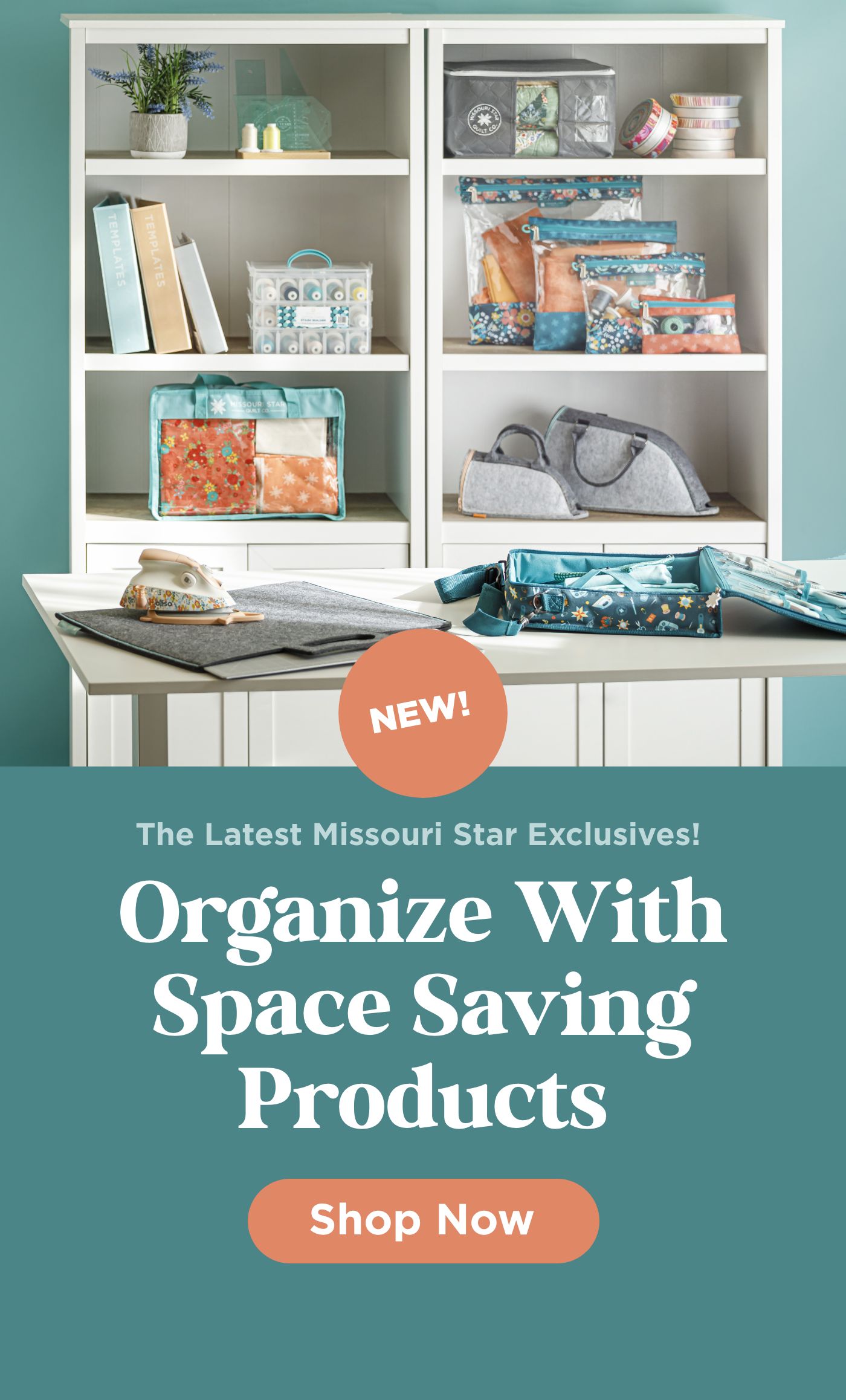 Organize with Space Saving Products