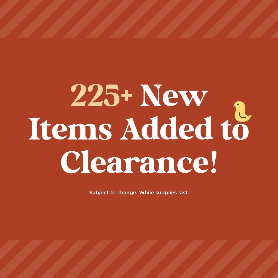 225+ New Items Added to Clearance