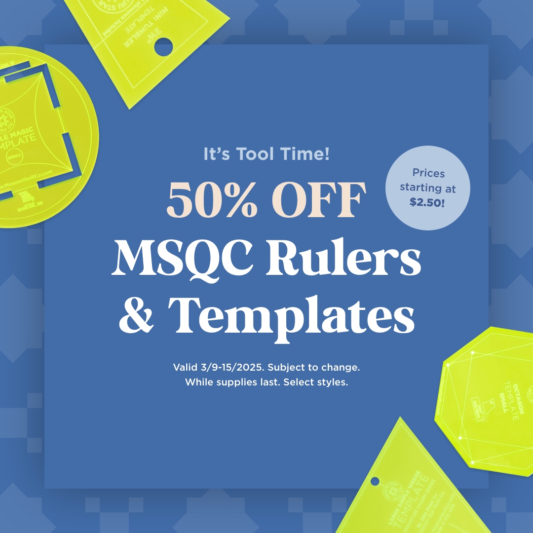 50% Off MSQC Rulers & Templates