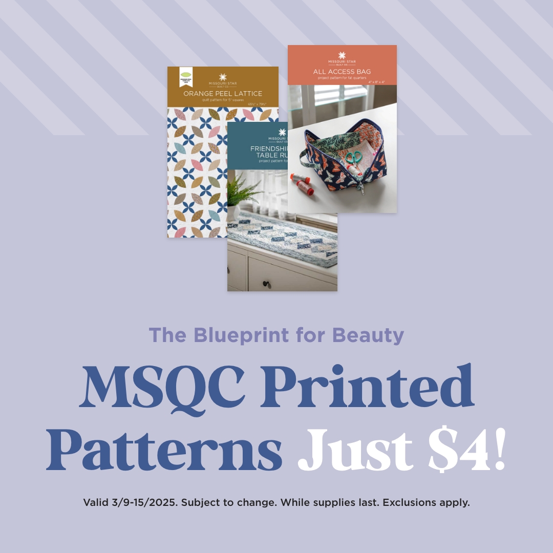 Missouri Star Printed Patterns Just $4