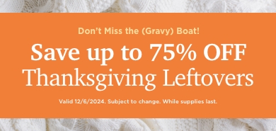 Thanksgiving Leftovers Sale