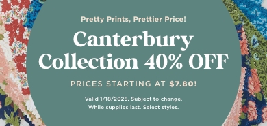 Canterbury Collection Sale