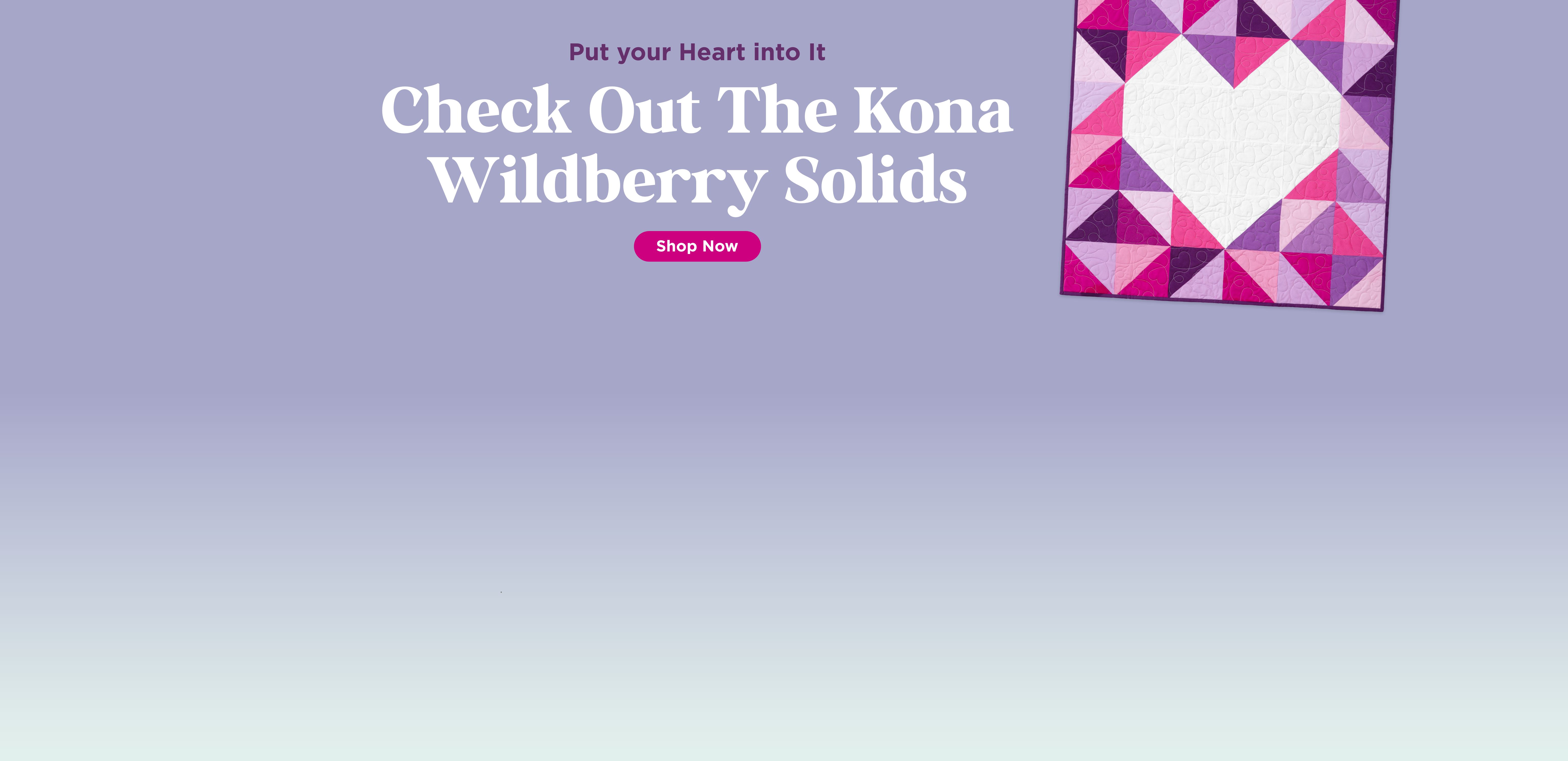 Kona Cotton Wildberry Fabric Collection
