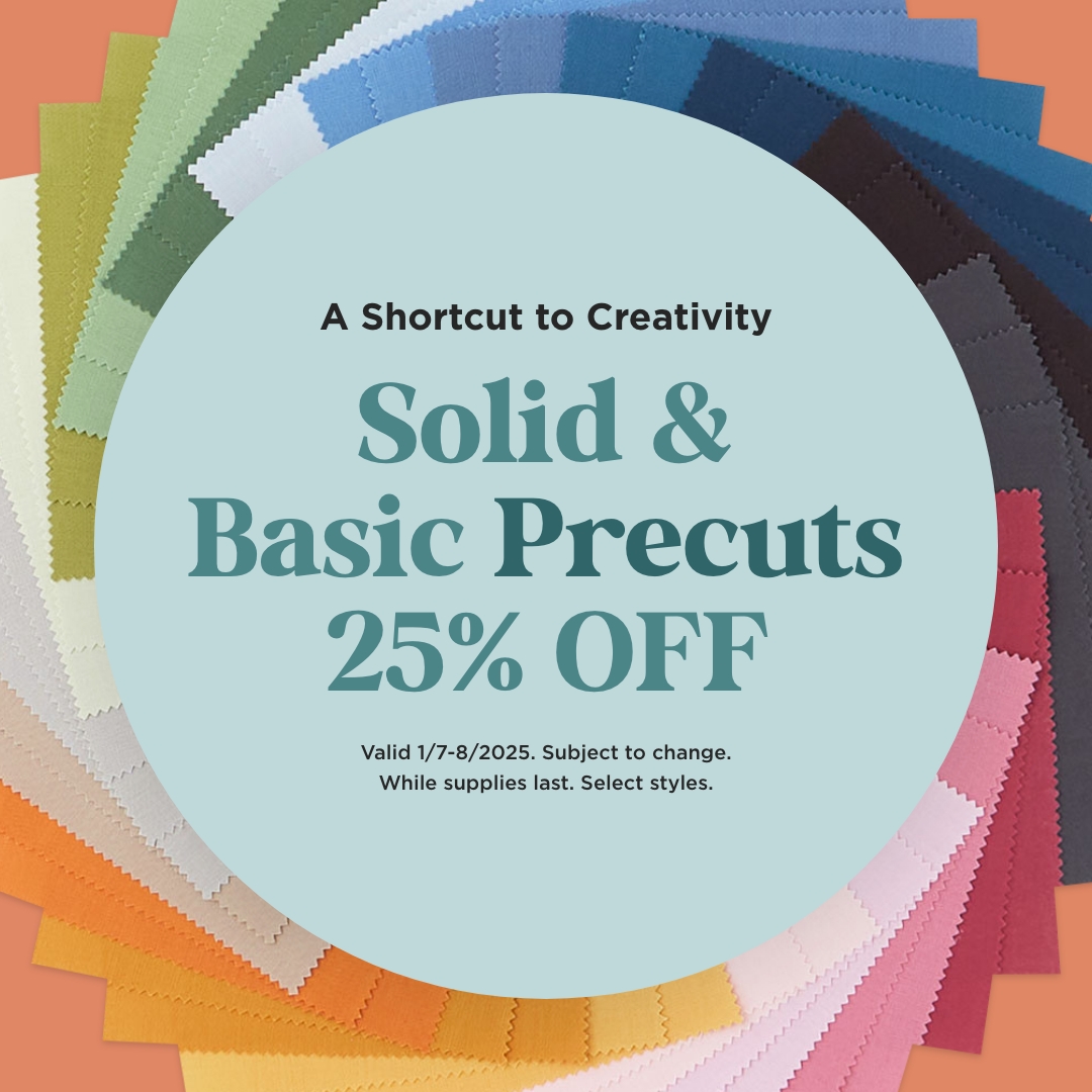 Solid& Basic Precuts 25% Off