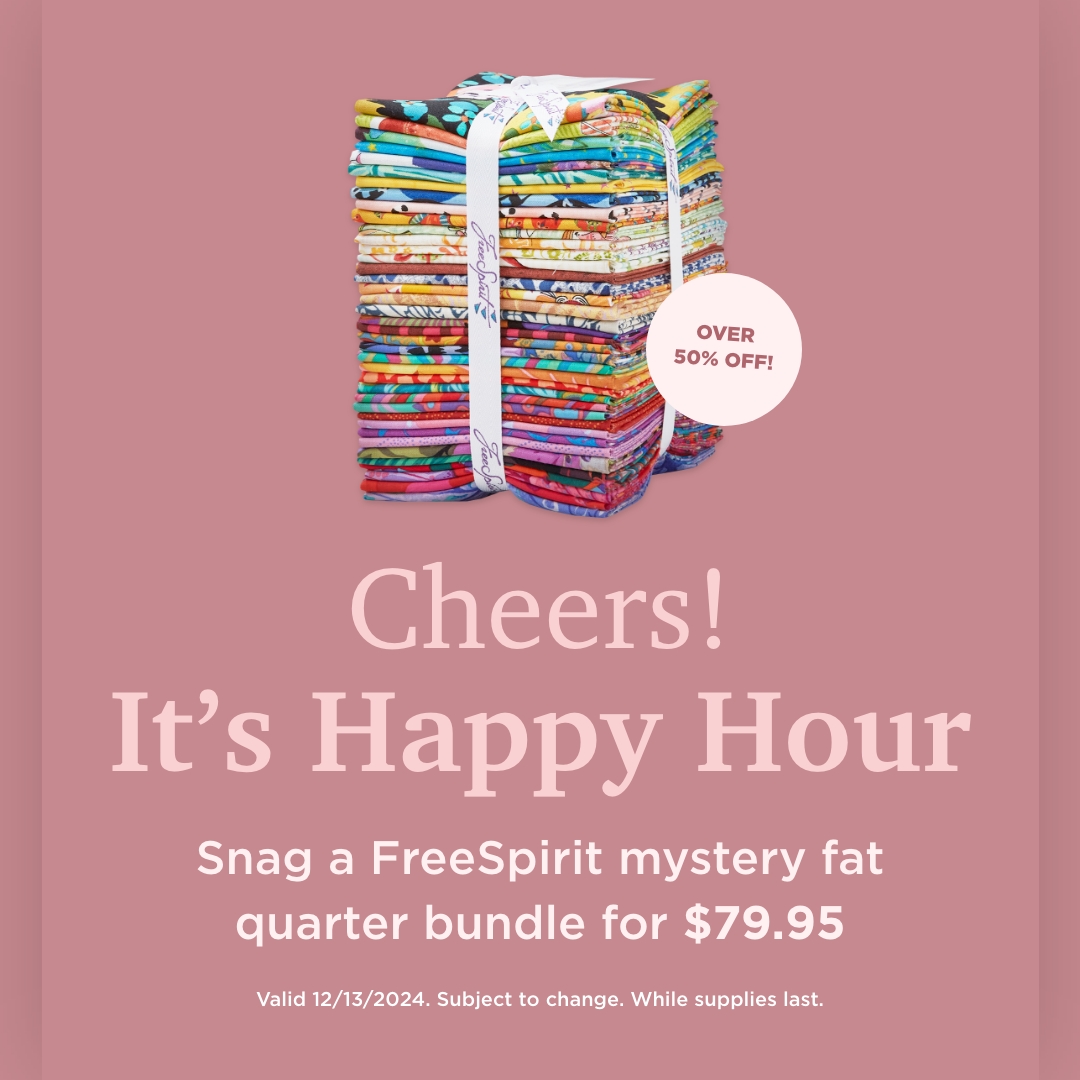 Free Spirit Mystery Fat Quart Bundle for only $79.95