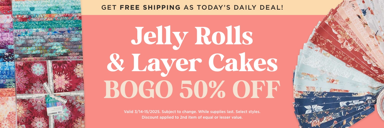 Jelly Roll & Layer Cake Sale