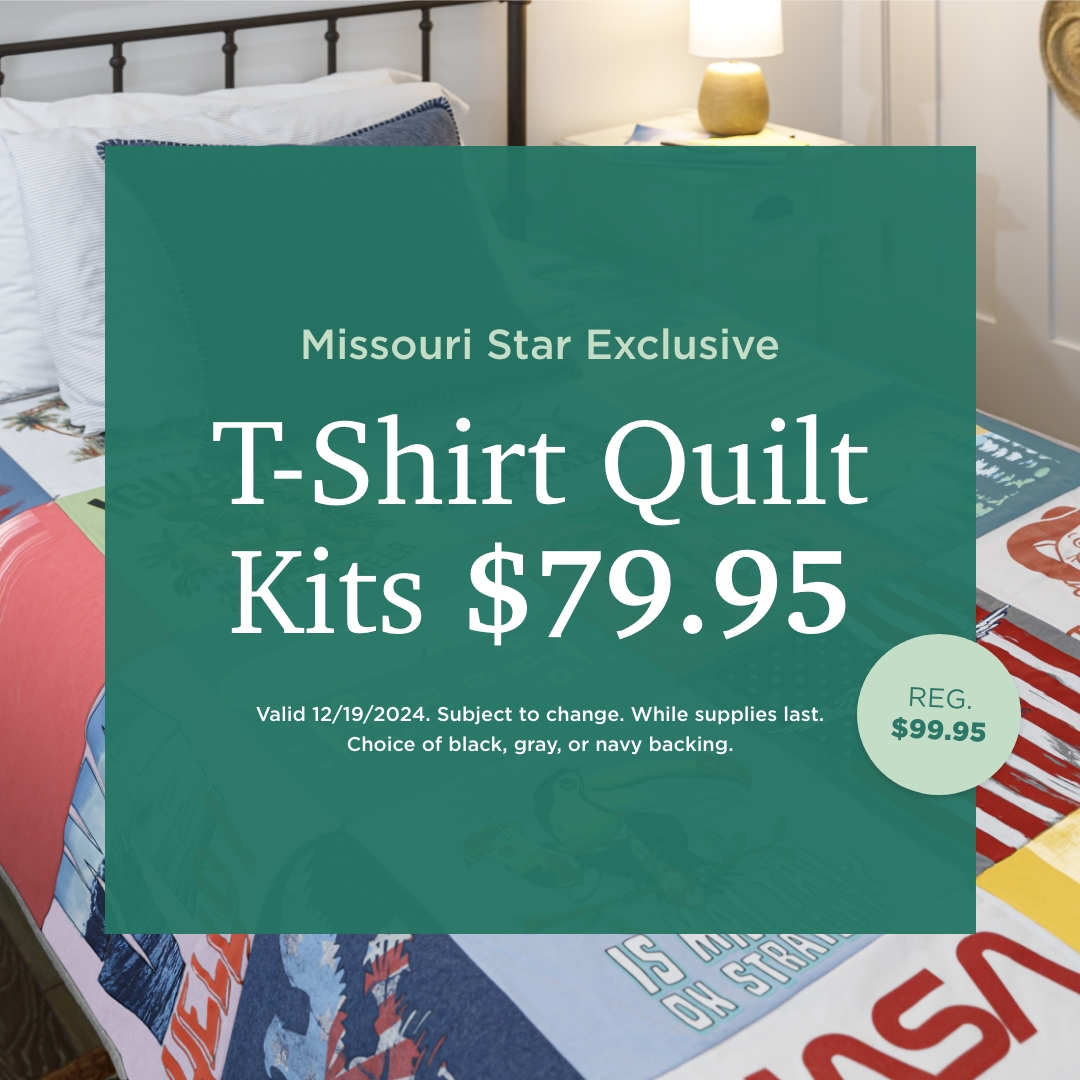 T-Shirt Quilt Kits Just $79.95